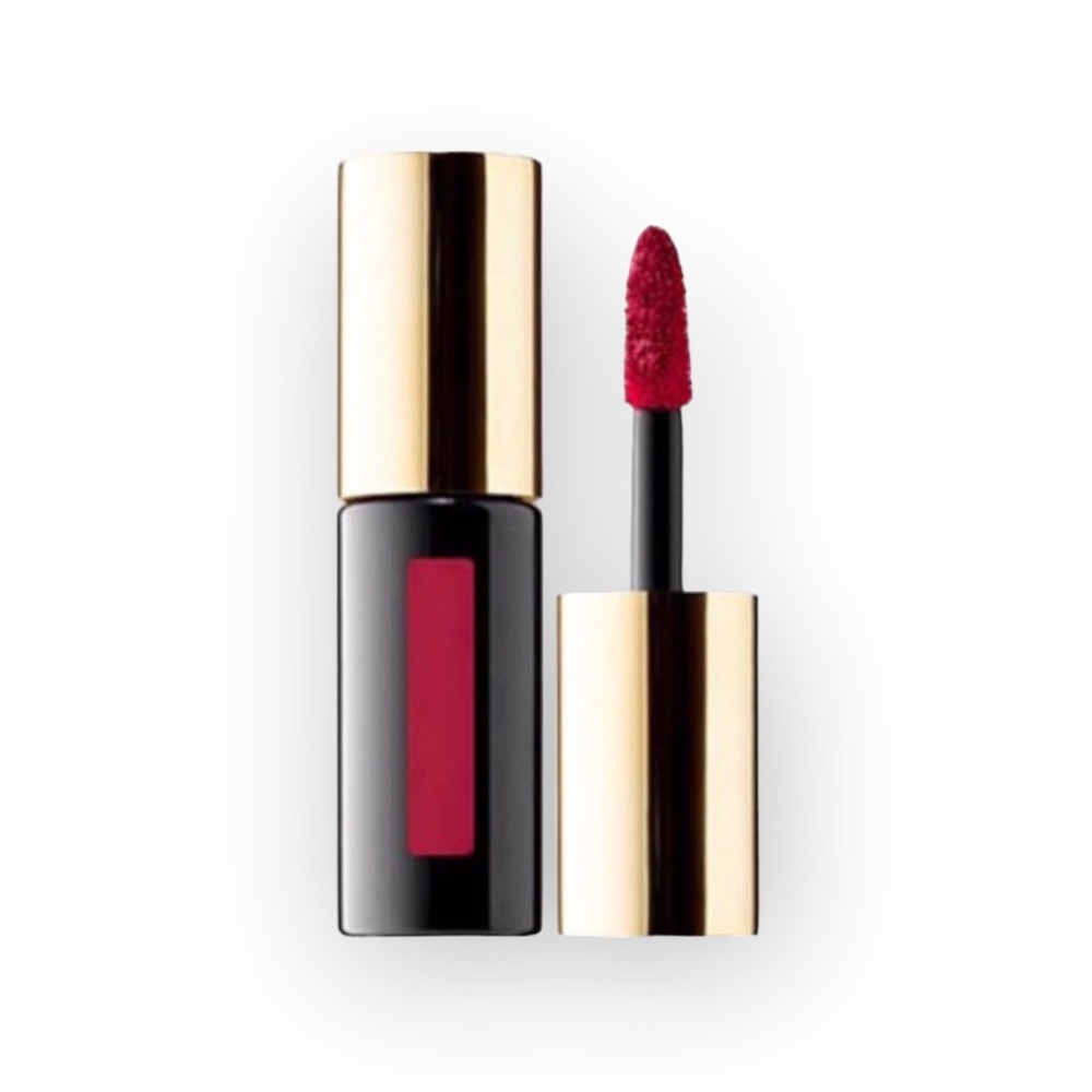 new Yves Saint Laurent 𖦹 Vinyl Cream Lip Stain Rouge Vinyle 401 𖦹 Luxe Travel - Picture 12 of 13